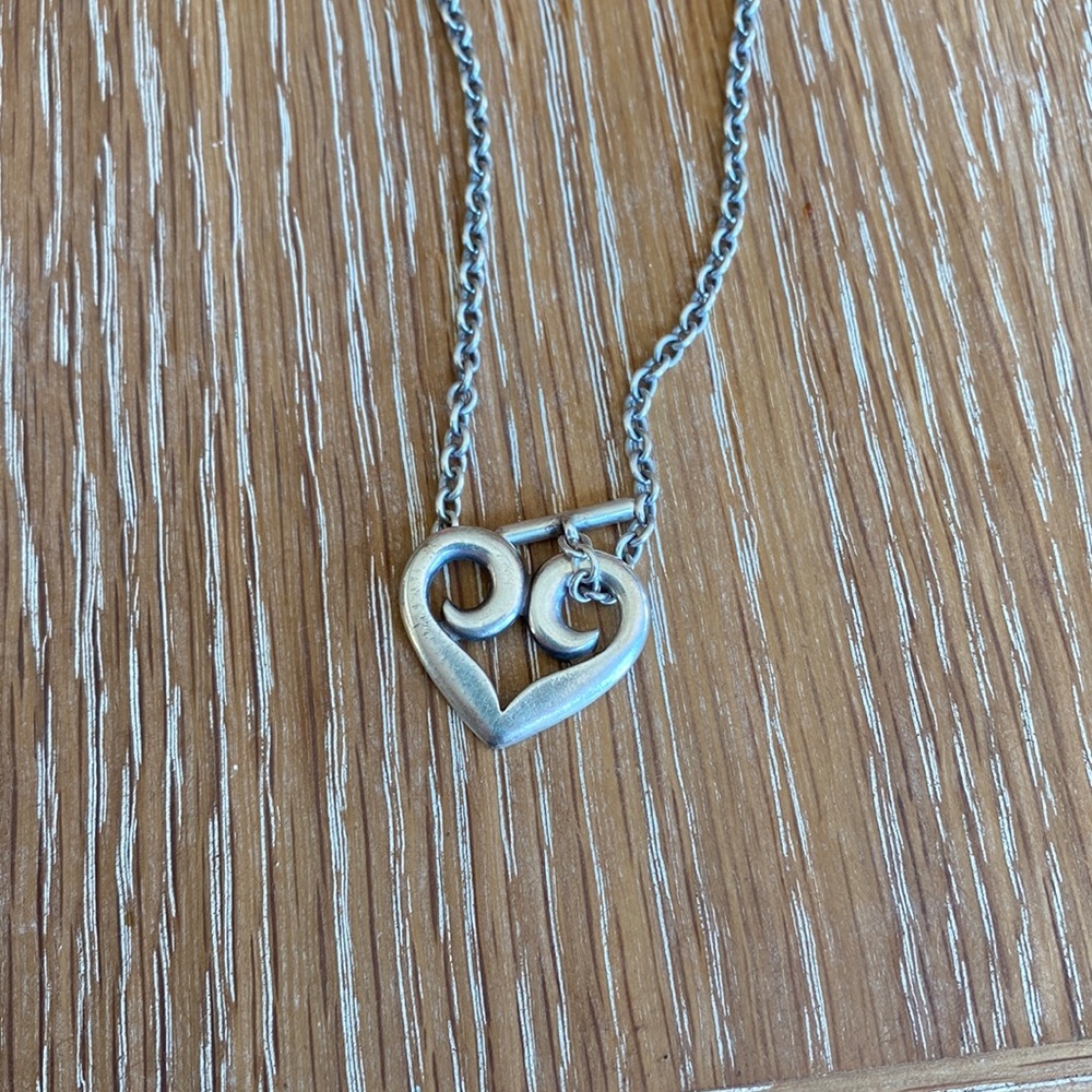 James Avery toggle heart necklace